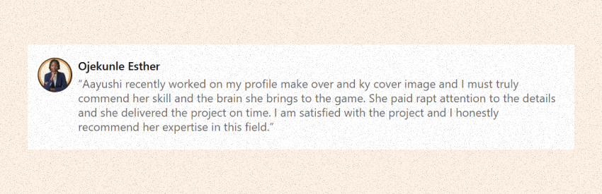 Client testimonial 3