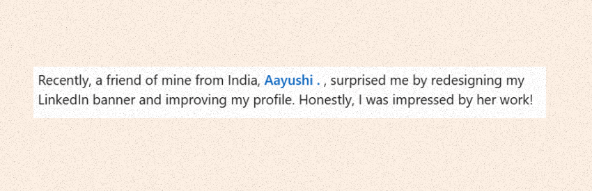 Client testimonial 6